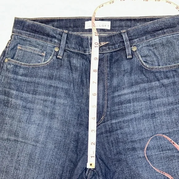 New LOFT High Waist Straight Crop Jeans Size 8 (29) - Picture 6 of 7